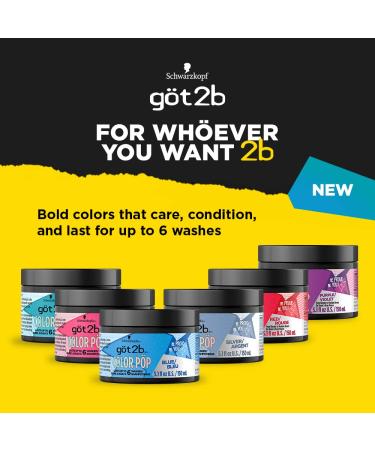Got2b Color Pop Pink Semi-Permanent Hair Color Mask 5.1 oz - Buy Online on SooperMarket.com