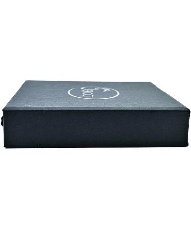 JEROOT Titanium Magnetic Rings for Men Women | Step Edge Sleek Design | 2 Strong Magnets | Black 5mm V 1/2 | 3500 Gauss | Jewelry Gift Box - Buy Online on SooperMarket.com