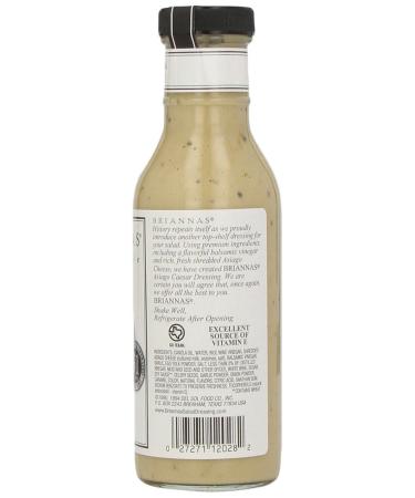 Brianna's Asiago Caesar Dressing 12 fl oz - Authentic Flavor | Pack of 1 - Buy Online on SooperMarket.com