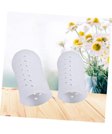 BESPORTBLE Silicone Gel High Heel Protectors - 6 Pairs/12pcs Toe Caps for Running & Protection Tools - White 4.5X2.1 cm - Buy Online on SooperMarket.com