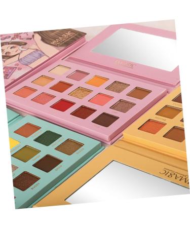 FOYTOKI 1pc 15 Makeup Accessories Cosmetic Pallet Compact Female Green - Buy Online on SooperMarket.com