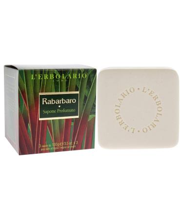 L'Erbolario Rhubarb Perfumed Soap - Unisex 3 oz | Luxury International Shipping - Buy Online on SooperMarket.com