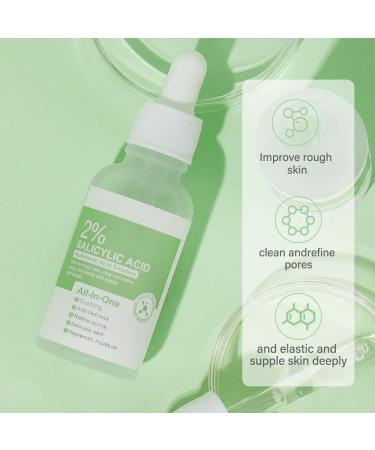 Salicylic Acid Solution 2% (30 mL) - Gentle Exfoliating Serum for Clearer Skin | Daily Use Facial Serum - Buy Online on SooperMarket.com
