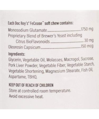 Revival Animal Health Doc Roy's FeCease - Stool Eating Deterrent 60ct for Dogs & Cats - Buy Online on SooperMarket.com