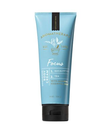 Bath and Body Works Aromatherapy Focus Eucalyptus & Tea Body Cream. 8 Oz.