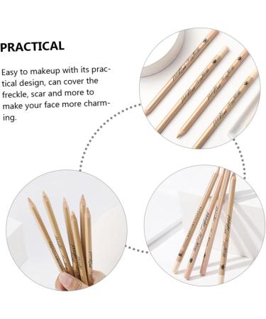 BELLIFFY 4pcs Concealer Pen Make up Concealer for Face Pot Concealer Eye Concealer Wooden White 1 g (Pack of 1) White - Buy Online on SooperMarket.com