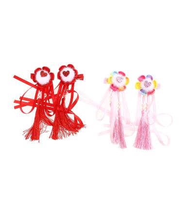 HAPINARY 2 Pairs Hair Accessories Hair Clip Hair Barrettes Hair Pin Hair Accessory for Girls Womens Barrettes for Hair Barrettes for Girls Tassel Hairpin Tassel Barrette China
