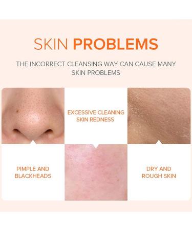 Vitamin C Facial Cleanser for Brightening & Hydrating | Gentle Face Wash for Dry & Sensitive Skin | Moisturizing Formula with Vitamin C for Natural Radiance - Buy Online on SooperMarket.com