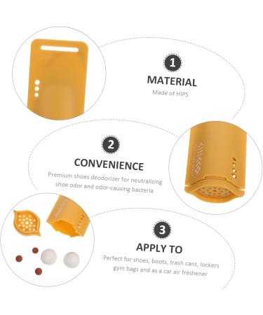 Toddmomy Shoe Box Odor Eliminator - 2pcs Gym Bag Deodorizer & Car Boot Dryer - Shoe Smell Eliminator Balls - 12.5X5X3CMx2pcs - Buy Online on SooperMarket.com