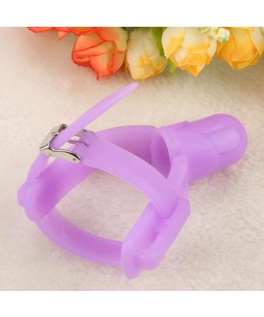 Adjustable Thumb Sucking Finger Protector for Babies & Toddlers - Silicone Teething Ring in Purple - Buy Online on SooperMarket.com