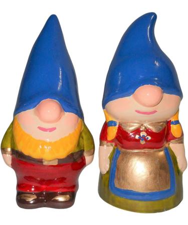 New Hampshire Craftworks Gibson and Gretta Garden Gnomes - DIY Ceramic Keepsakes - Buy Online on SooperMarket.com