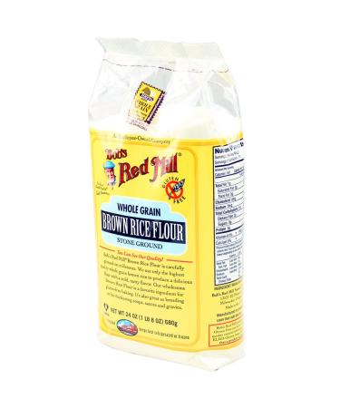 Bob's Red Mill Whole Grain Brown Rice Flour - 24 oz (680 g) - Gluten-Free Baking Essential - Buy Online on SooperMarket.com