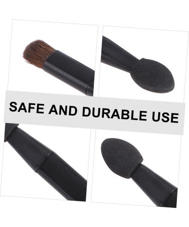 Baluue 10pcs Double Ended Eye Shadow Stick Eyeshadow Sponge Makeup Applicator Beauty Sponges Plastic Black - Buy Online on SooperMarket.com