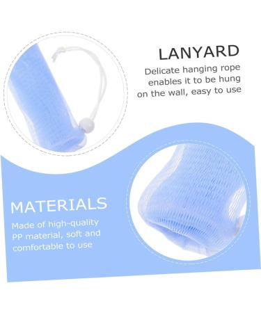Baluue 24 Pcs Foaming Soap Mesh Bag Cleansing Foaming Bag Soap Saver Pouch Foam Face Wash Sponge Pe Network 14.5x5cmx2pcs As Shownx2pcs - Buy Online on SooperMarket.com