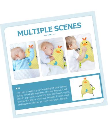 Kisangel 4-Pack Baby Comfort Towel Pacifiers | Plush Sleep Toys for Young Children | Soft Gel Sleep Aid | 43x24cm Color-Sorted Cuddly Toys - Buy Online on SooperMarket.com