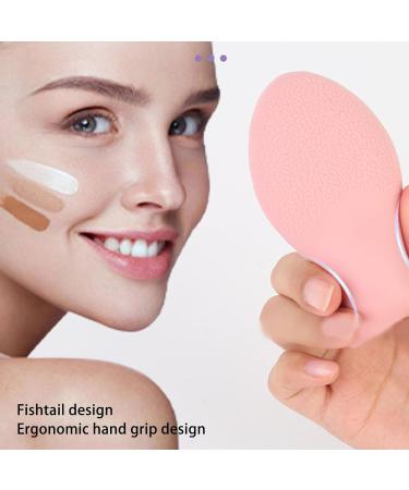 Silicone Face Powder Puff | Super Soft Makeup Blender | Cute Fish-Shaped Beauty Tool for Flawless Liquid Blending - Buy Online on SooperMarket.com