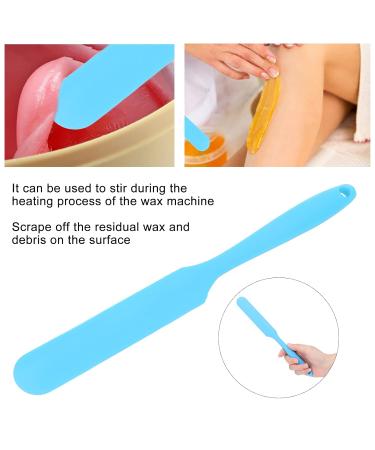 Buy Nondy Wax Spatula & Applicator - Reusable Silicone Hair Removal Tool for Home Salon - Blue - Buy Online on SooperMarket.com