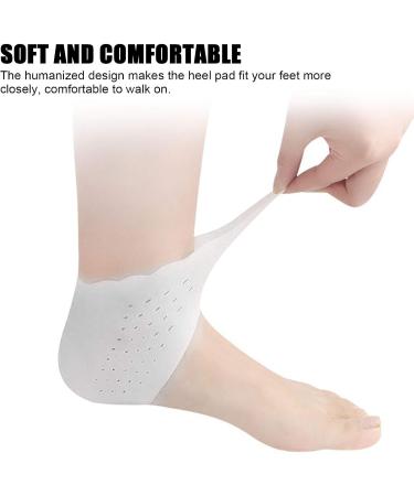 5 Pair Heel Protectors for Shoes Moisturizing Heel Socks Heel Pads Cushion Protectors Moisturizing Heel Protective Cover Wrap for Women to Heal and Treat Dry Cracked Heels(White) - Buy Online on SooperMarket.com