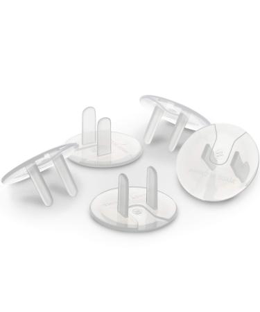 Outlet Plug Covers (32 Pack) Clear Child Proof Electrical Protector Safety Caps - Jool Baby