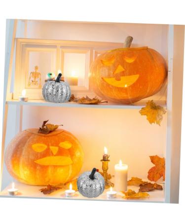 Alipis 20 Pcs Foam Pumpkin Halloween Party Decor Realistic Vegetables Decorative Foam Vegetables Pumpkin Decoration Mini Artificial Pumpkins Faux Pumpkin Craft Powder Silverx2pcs 5CMx2pcs - Buy Online on SooperMarket.com