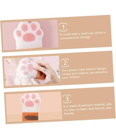 Natural Bath Cotton Dish Sponge for Babies & Toddlers | Exfoliating Shower Sponges | Safe & Eco-Friendly Bathing - Buy Online on SooperMarket.com