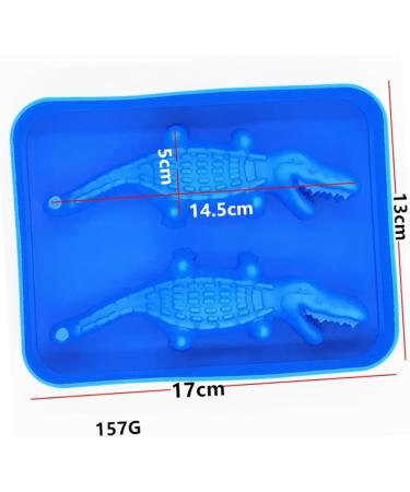 Cabilock 1pcs Ice Maker Crocodile Sphere Silicone Mold Silicone Candy Mold Round Ice Cubes Molds Tray Whisky 17.5X13.5X4cm As Shown - Buy Online on SooperMarket.com