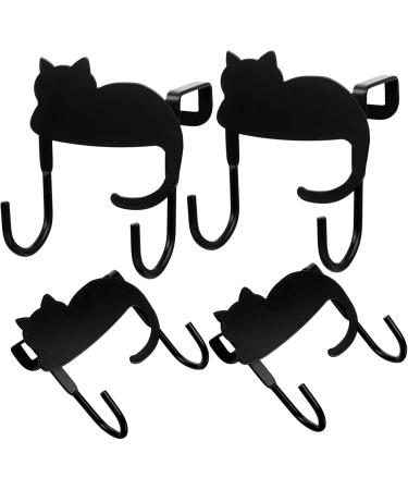 Alipis 8 Pcs Door Hook Metal Trim Cabinet Hooks Door Back Clothing Organizer Child Nail Wall Hanger - Buy Online on SooperMarket.com