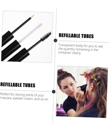 BELLIFFY 6pcs Eyeliner Eyelash Bottle Makeup Containers Clear Mascara for Eyelashes Lash Mascara Plastic - Buy Online on SooperMarket.com