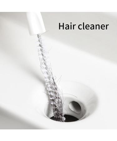 Household Sewer Hair Catcher Sewer Drain Cleaner Brush Bendable Sink Overflow Drain Brush Flexible Cleaner Gifts Household Sewer Hair Catcher - Buy Online on SooperMarket.com