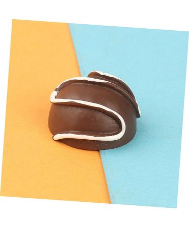 ifundom Toys 16pcs Simulation Chocolate Interesting Chocolate Model Small Chocolate Decor Fake Chocolate Simulated Decorative Chocolate Decor Chocolate Props Bulk Resin Dessert Biscuits 2.00X2.00X1.50CM 1 - Buy Online on SooperMarket.com