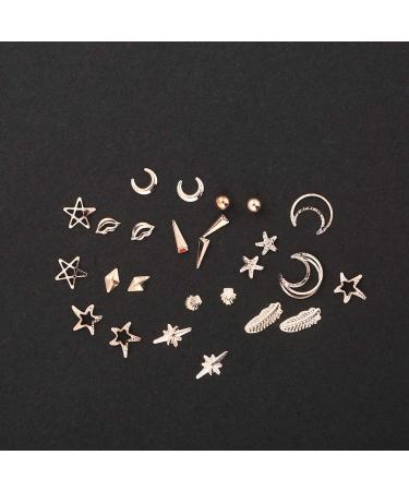 1 Box Japanese Nail Rivets Rose Gold Metal Nail Art Studs Shell Star Fish Conch Hollow Studs Multiple Shapes 3d Mixed Manicure Jewelry for Craft Diy Nails Decoration - Buy Online on SooperMarket.com