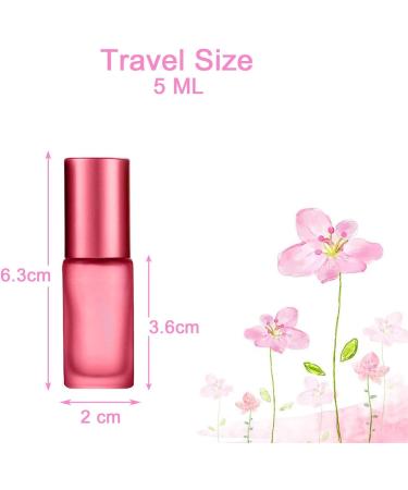 JamHooDirect 6Pcs 5ml Essential Oils Roller Bottles Empty Refillable Colorful Frosted Glass Roll on Bottles with 1 Opener & 1 Dropper Perfect for Aromatherapy Fragrance Perfume - Buy Online on SooperMarket.com