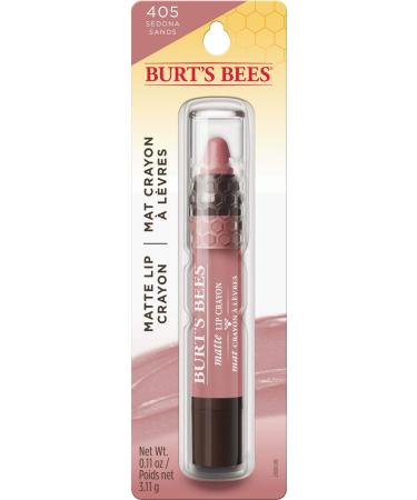 Burt's Bees Sedona Sands Matte Lip Crayon - 100% Natural Origin, Moisturizing Formula | 1 Count - Buy Online on SooperMarket.com