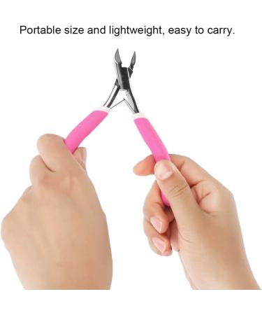 Stainless Steel Nail Cutter for Strong Nails and Cuticles - Black Manicure Tool - Buy Online on SooperMarket.com