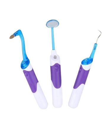 Dental care set kit with LED lights package includes mirror toothpick and tooth cleaner for tartar tartar remover