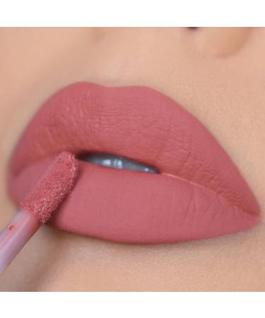 GIVE THEM LALA Matte Lipstick - Hydromatte Liquid Lipstick For Women - Satin Soft  Non-Drying Finish - Lightweight and Long Lasting Lipstick - Cruelty Free Lip Makeup (Excuse You)