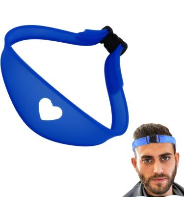 TROONZ Adjustable Neck Hair Guide - Hairline Shaping Haircut Bands Tool | Adjustable Curved Silicone Haircut Bands for Hair Salons and Home Blue - Buy Online on SooperMarket.com