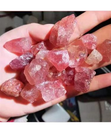 Rough Crystals Raw Strawberry Quartz Specimens for Stones 100g Gift - Buy Online on SooperMarket.com