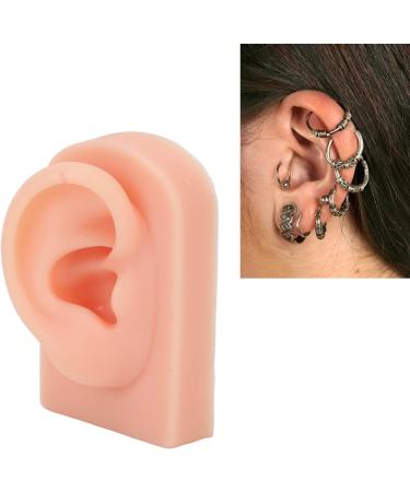 Socobeta Flexible Human Ear Model - Reusable Fake Ear for Acupuncture & Earrings Display (Light Complexion) - Buy Online on SooperMarket.com