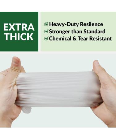 GORILLA SUPPLY Disposable Heavy Duty Vinyl Gloves Latex & Powder Free  BPA Free Food Safe  100  300  1000  S  M  L  XL 10 Medium - Buy Online on SooperMarket.com