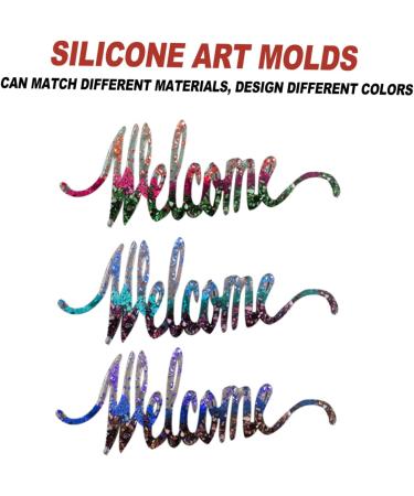 STOBOK Chocolate Molds 1pc Crystal Epoxy Mold Home Decor De Para Gelatinas Resin Molds Diy Mold Front Door Epoxy Resin 3d As Shown 30.6X11X1.2CM - Buy Online on SooperMarket.com