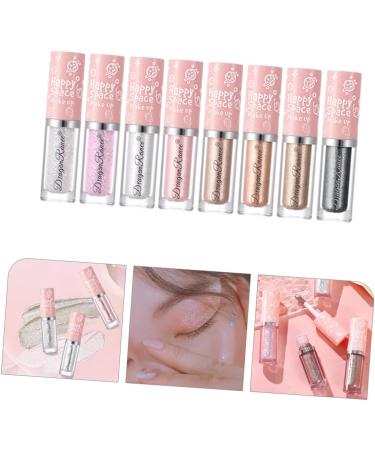 Hemoton 8pcs Eye Shadow Sparkly Eyeshadow Glitter Eye Makeup Tools Shiny Eyeshadow Glitter Eye Makeup Women Glitter Eyeshadow Shimmer Eyeshadow Makeup Supplies Eye Highlight Eyeshadow - Buy Online on SooperMarket.com