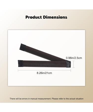 2 Pcs Dark Brown Magic Hair Bun Maker - Fast & Easy Donut Bun for Girls and Women - Buy Online on SooperMarket.com