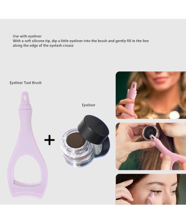 Eyeliner Stencils Wing Tips Silicone Winged Tip Eyeliner Aid Multifunctionl Reusable Eyeliner Molds Eyeshadow Mascara Shield Applicator Guard for Makeup Tool - Buy Online on SooperMarket.com