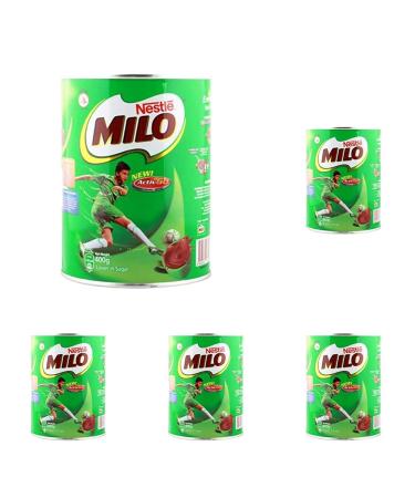Milo Instant Malt Chocolate Drinking Powder Tin - 400g (Pack of 5)