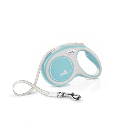 flexi retractable leash New Comfort - light blue - M - 5 m 4000498043615 small blue small