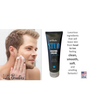STUD Men s Shaving Cream with Aloe Vera & Coconut Oil Non-Irritating Natural Ingredients for Smooth Skin 8 fl. oz Made in USA - Buy Online on SooperMarket.com