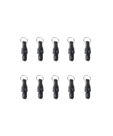 Sedmoon 10 Pcs Heavy Tension Snap Release Clips for Weight Planer Board, Downriggers Outrigger Release Clips for Offshore Fishing (Black)