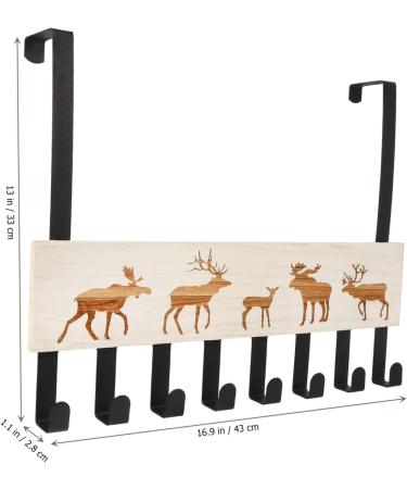 OFFSCH 1pc Solid Wood Door Hook Towel Hooks Coat Rack Stand Holiday Door Hooks Door Hanger Clothing Jacket - Buy Online on SooperMarket.com