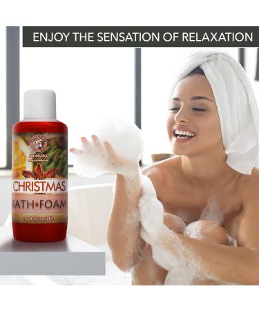 Bath Foam Christmas 34 Fl Oz - Relaxing Aromatherapy for Good Sleep & Spa Experience | Body Care & Wellness - Buy Online on SooperMarket.com